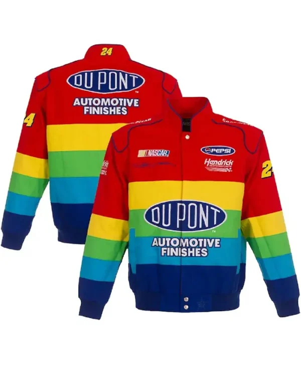 NASCAR Jeff Gordon Rainbow Colored Jacket