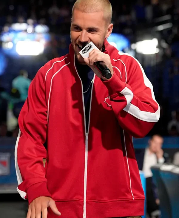 Justin Bieber Maple Leafs No Boundaries Track Jacket