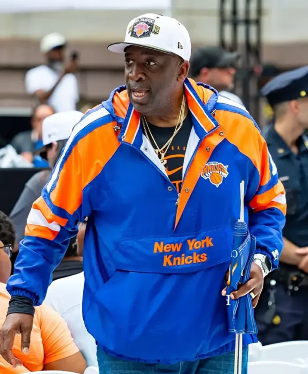 New York Knicks Karl Towns Sr. NBA Finals Victory Jacket