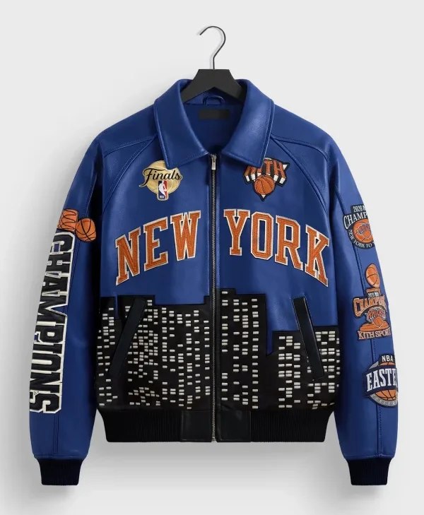 Kith for the New York Knicks 2026 Champions Leather Jacket