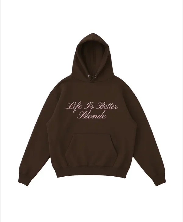 Life Is Better Blonde Hoodie