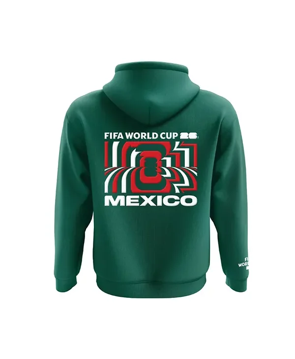 Mexico World Cup 2026 Puff Hoodie