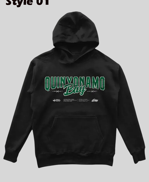 Quinyonamo Bay Black Hoodie