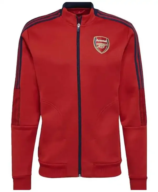 Rafe Spall Trying Season 3 Red Track Jacket