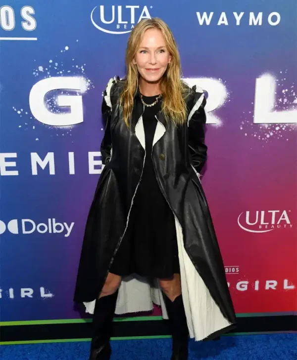Supergirl World Premiere Kelli Giddish Trench Coat