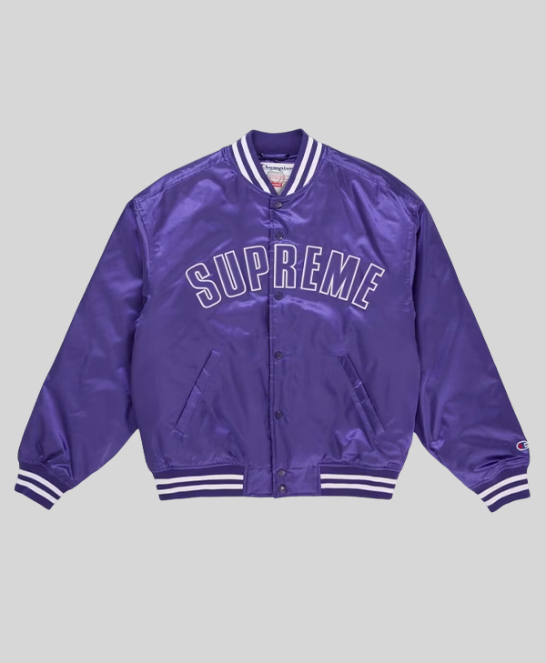 Supreme Champion Satin Varsity Jacket