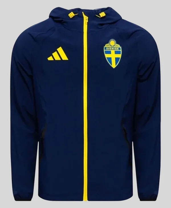 Sweden World Cup 2026 Tiro Travel Woven Jacket