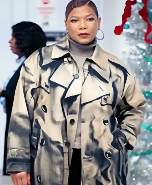 The Equalizer S05 Queen Latifah Ombre Print Coat