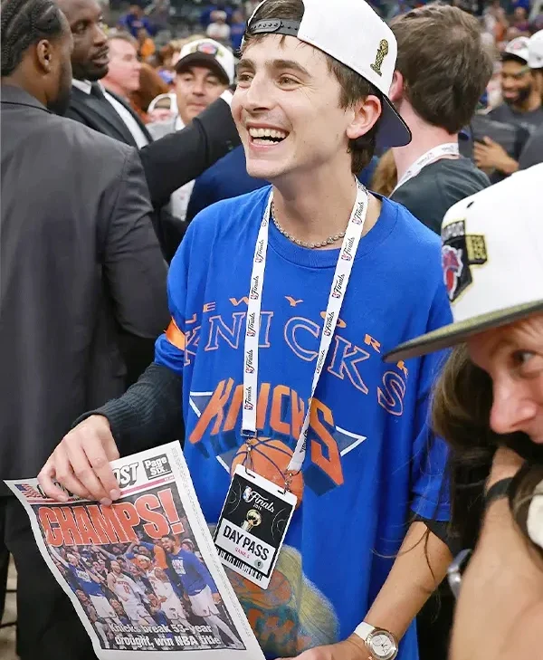 Timothee Chalamet Knicks Game 5 T-shirt