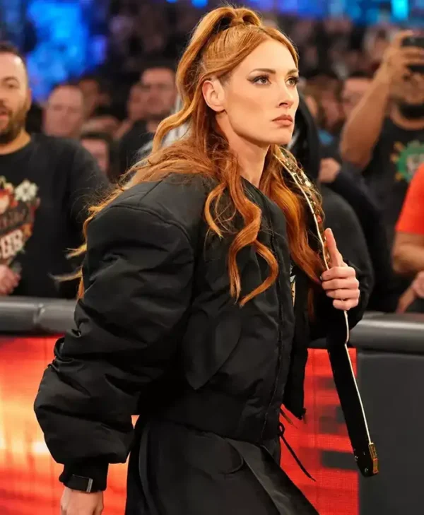 Becky Lynch WWE Monday Night 2026 Black Jacket