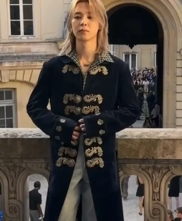 buy Jimin Dior Fashion Show Napoleon Coat