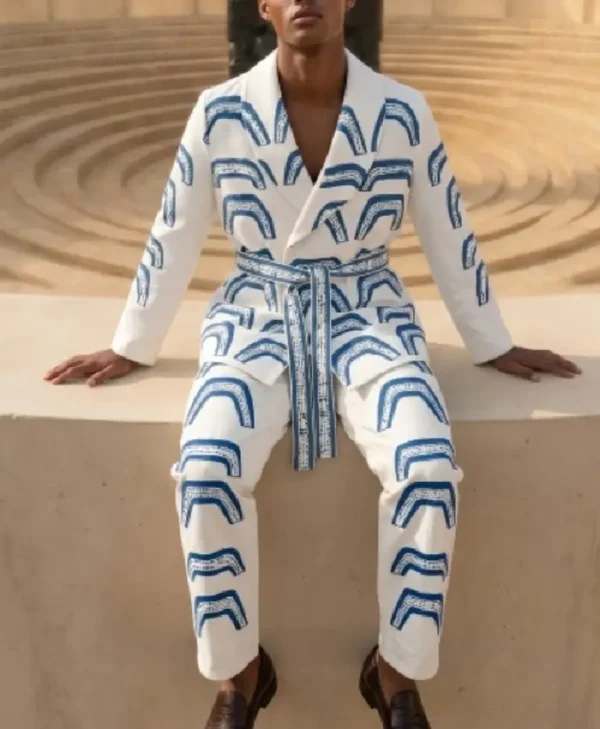 Emily in Paris S6 Print Samuel Arnold Belted Suit