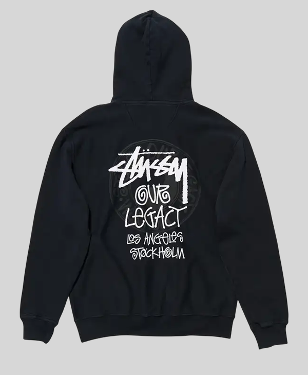 Stussy x OL Buana Black Hoodie