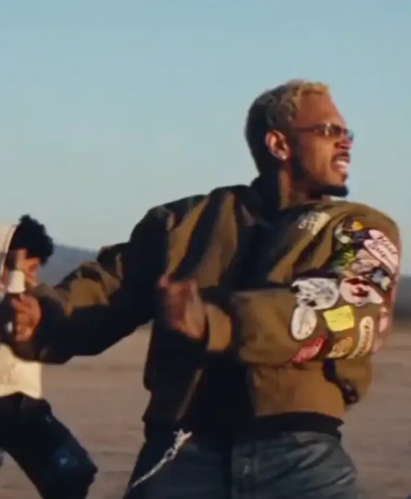Chris Brown IT DEPENDS OBVIOUS Bomber Jacket