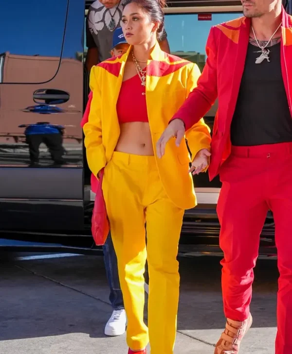 Alessa Holloway UFC 329 Yellow Suit