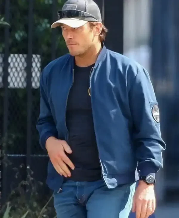 Chris Pratt The Terminal List Blue Jacket