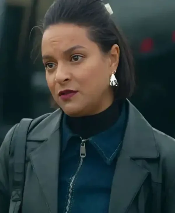Crap Happens 2026 Dalia Cakmak Black Leather Coat