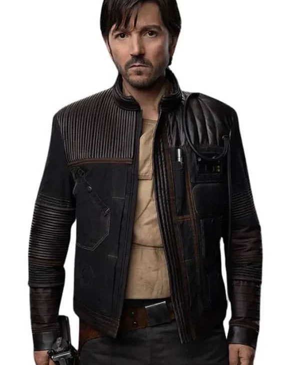 Diego Luna Andor S02 Leather Jacket