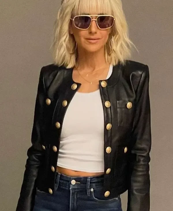 The Lincoln Lawyer S04 Emmanuelle Chriqui Black Leather Jacket