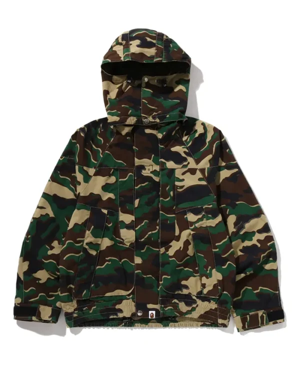 Glitch Woodland Camo Short Snowboard Jacket