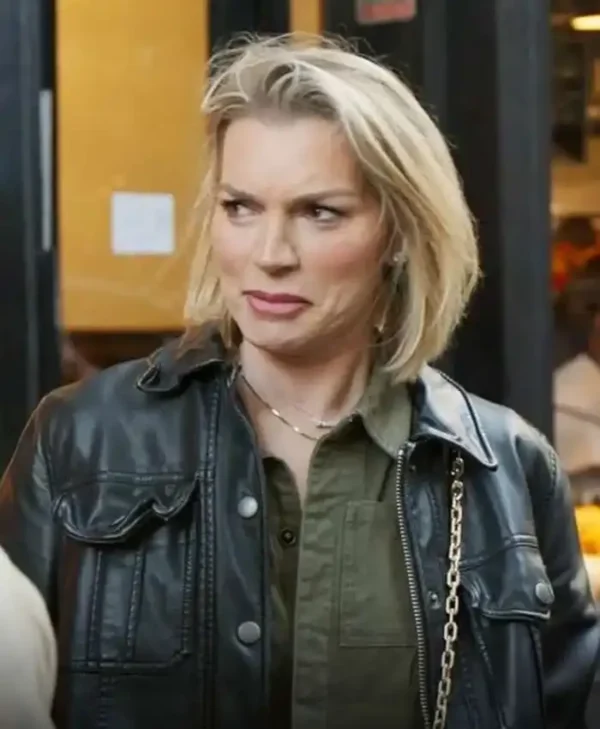In the City 2026 Lindsay Hubbard Black Leather Jacket