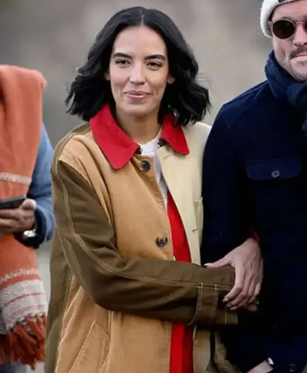 In the City S01 Danielle Olivera Colorblock Coat