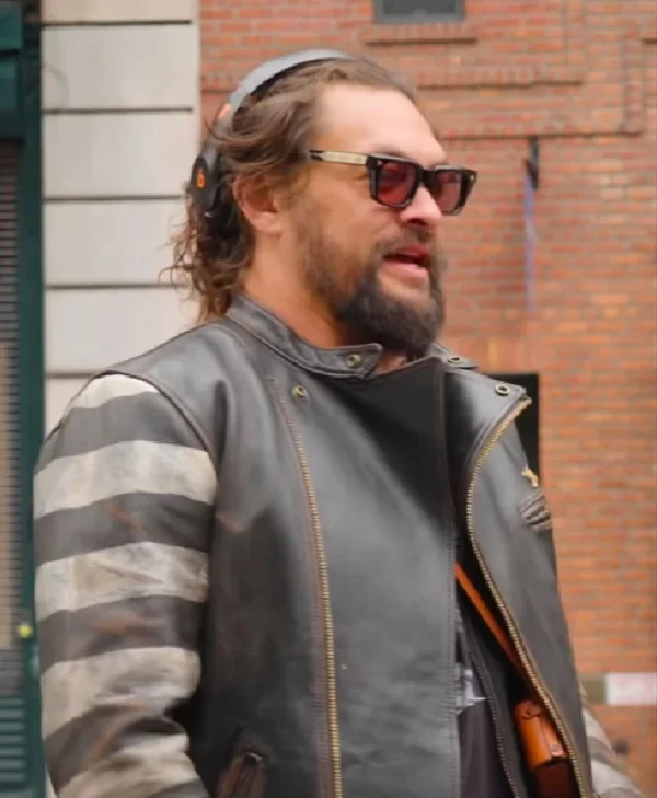 Jason Momoa On The Roam S02 Moto Jacket