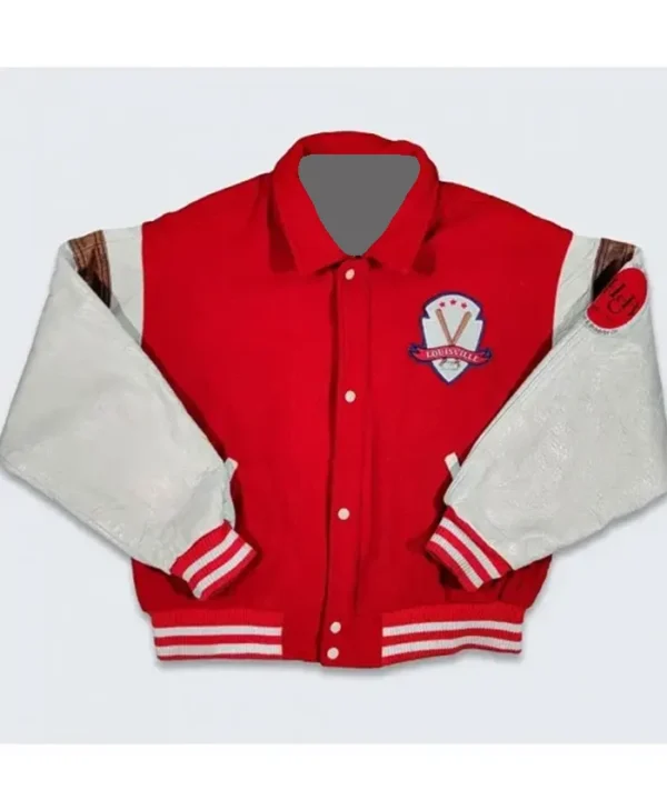 Louisville Slugger 80's Red And Cream Jacket