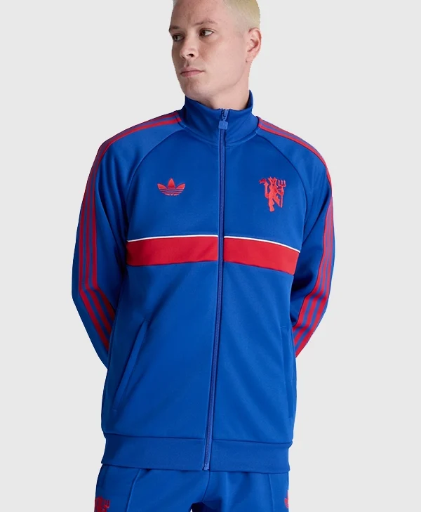 Manchester United x Adidas Blue Track Jacket