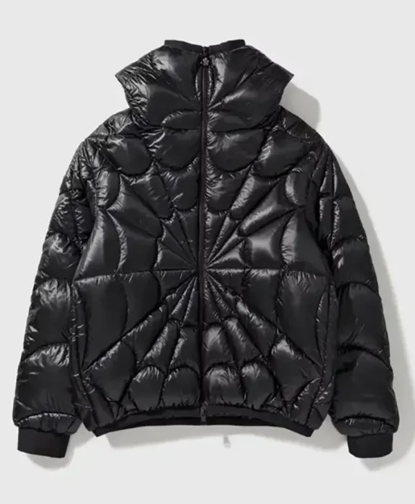 Moncler x Spiderman Black Padded Jacket
