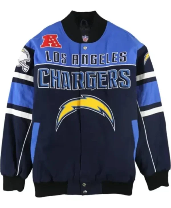 NFL Los Angeles Chargers Josiah Printed Bomber Jacket
