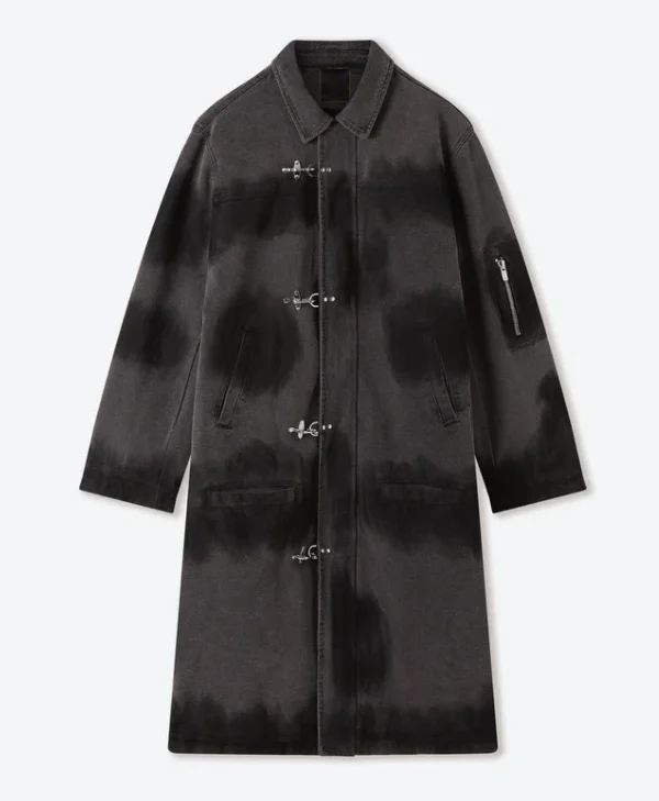 Shinzo Shige Canvas Clasp Trench Coat