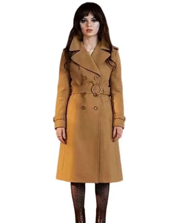 Sophie Thatcher Her Private Hell Brown Trench Coat