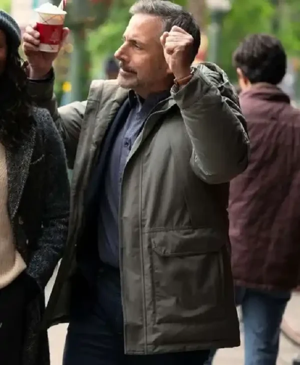 Steve Carell Rooster Season 1 Hooded Jacket