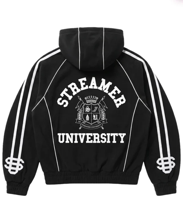 Streamer University Hooded Zip-Up Jacket