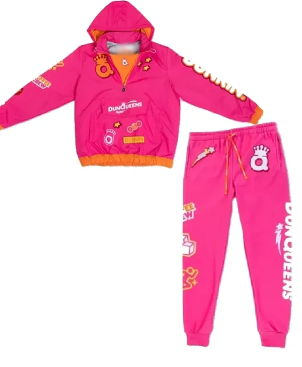 Dunkin DunQueens Super Bowl LIX Pink Tracksuit