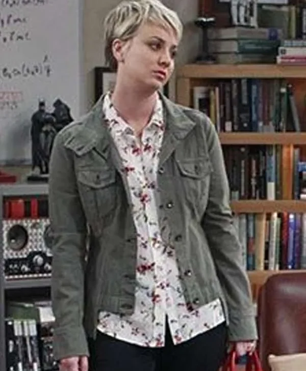The Big Bang Theory S08 Penny Green Cotton Jacket