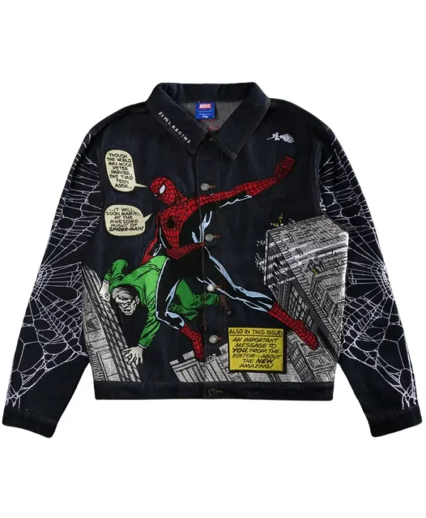 WEBS From Concrete Raw Blue Denim Jacket