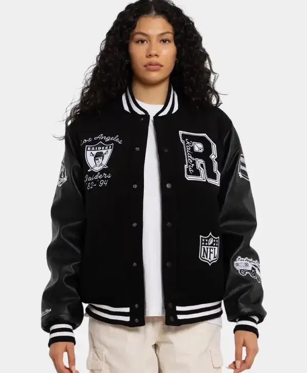 Los Angeles Raiders World Champs Varsity Jacket