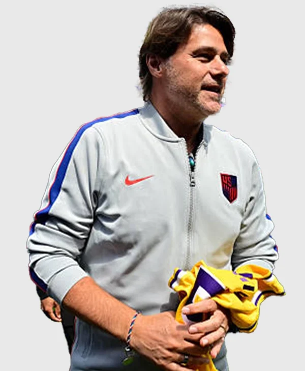 Coach USMNT Mauricio Pochettino Grey Track Jacket
