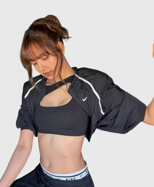 LALALISA Nike Crop Jacket