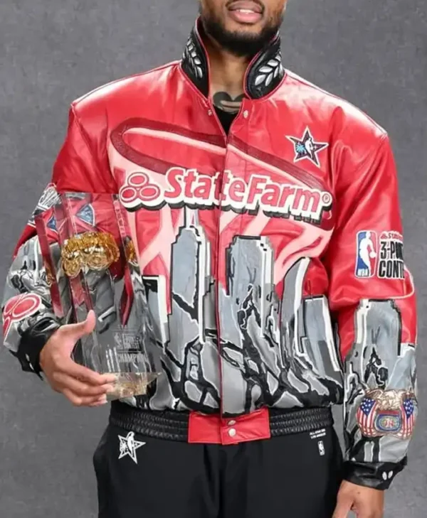 WNBA 3-Point Contest Champion Leather Jacket