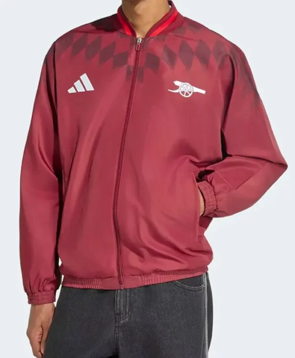 Arsenal Maroon Track Jacket