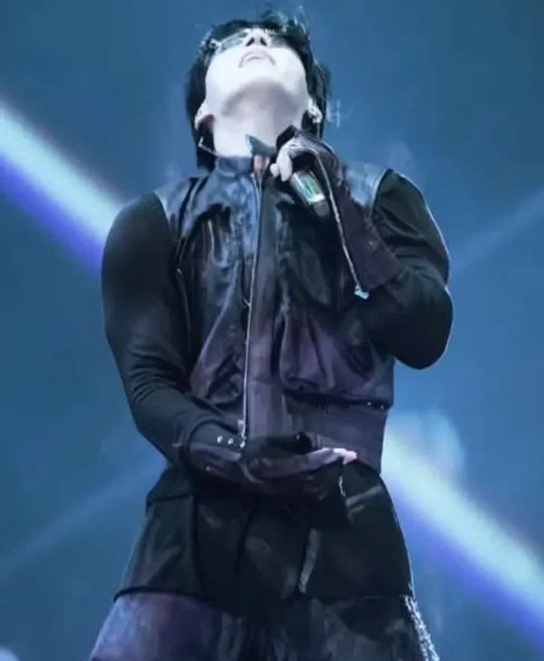 BTS Baltimore Black Leather Vest