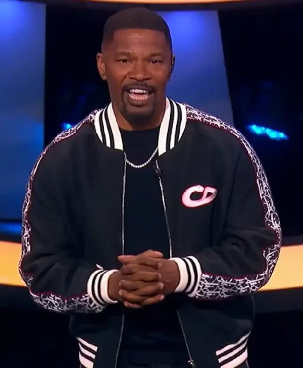 Beat Shazam Jamie Foxx Black Varsity Jacket