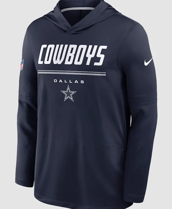 Dak Prescott Preseason 2026 Cowboys Long Sleeve Hooded T-Shirt
