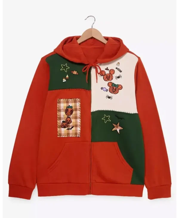 Disney Mickey and Friends Patchwork Red Jacket