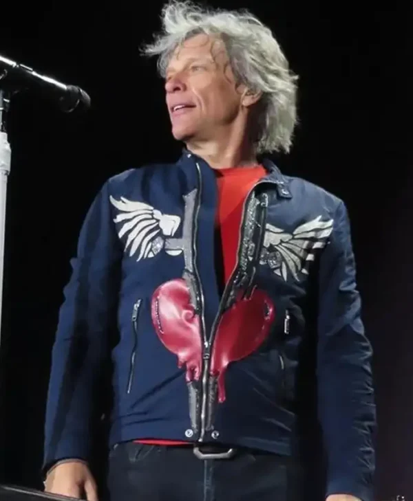 Jon Bon Jovi Concert Blue Jacket