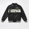 Kingdom Hearts Black Leather Jacket