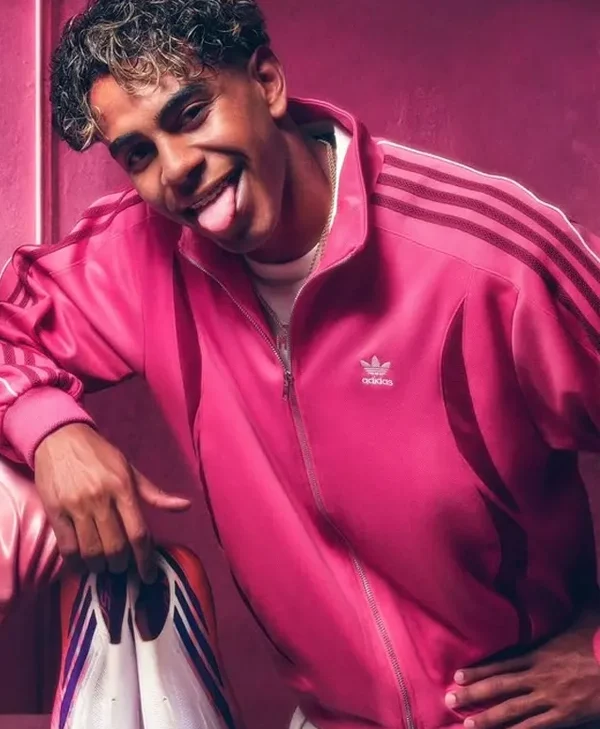 Lamine Yamal Adidas Pink Track Jacket